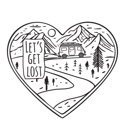 Let's Get Lost worek ściągany